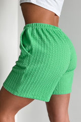 Good News Textured Shorts (Garden Green)