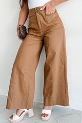 Just The Truth Wide Leg Pants (Camel)