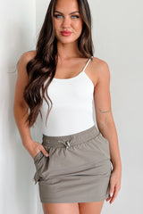 Changing My Perspective Ribbed Cami Bodysuit (White)