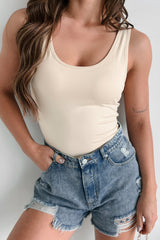 Everyday Basic Tank Bramisuit (Beige)