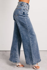 Ruda Wide Leg Tummy Control Saige Jeans (Medium)