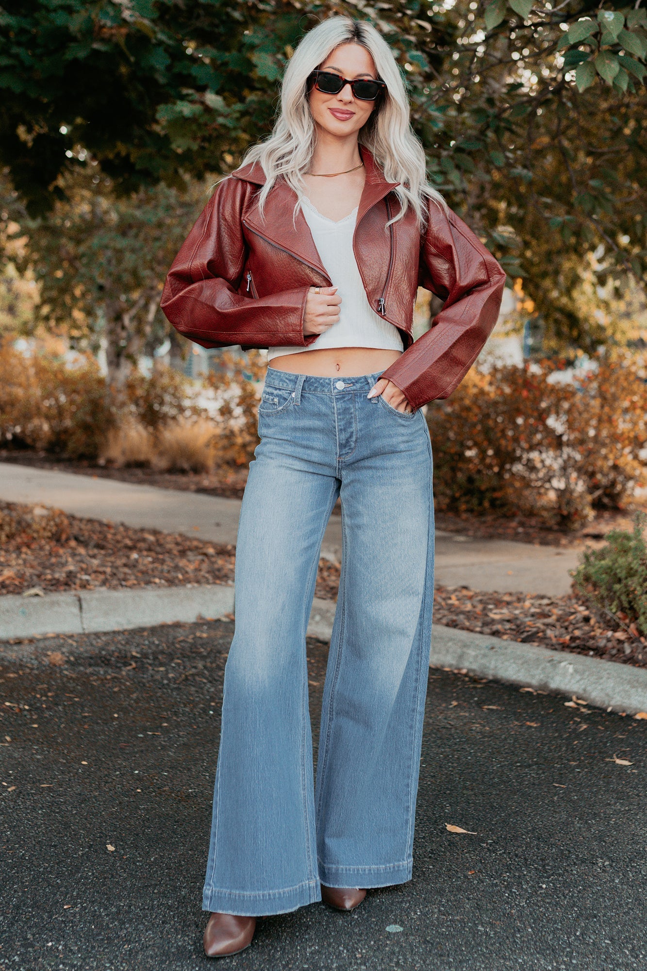 Ramon Wide Leg Jemina Denim Jeans (Medium)