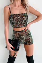 Capture The Spotlight Sequin Two-Piece Set (Black)
