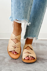Desert Mirage Espadrille Strap Sandal (Tan)