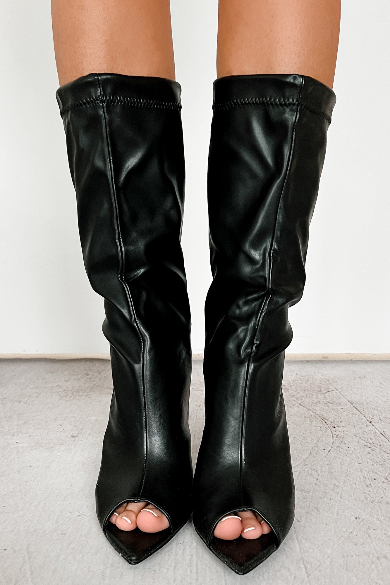 Beating All Odds Adjustable Mid Calf Boot (Black)