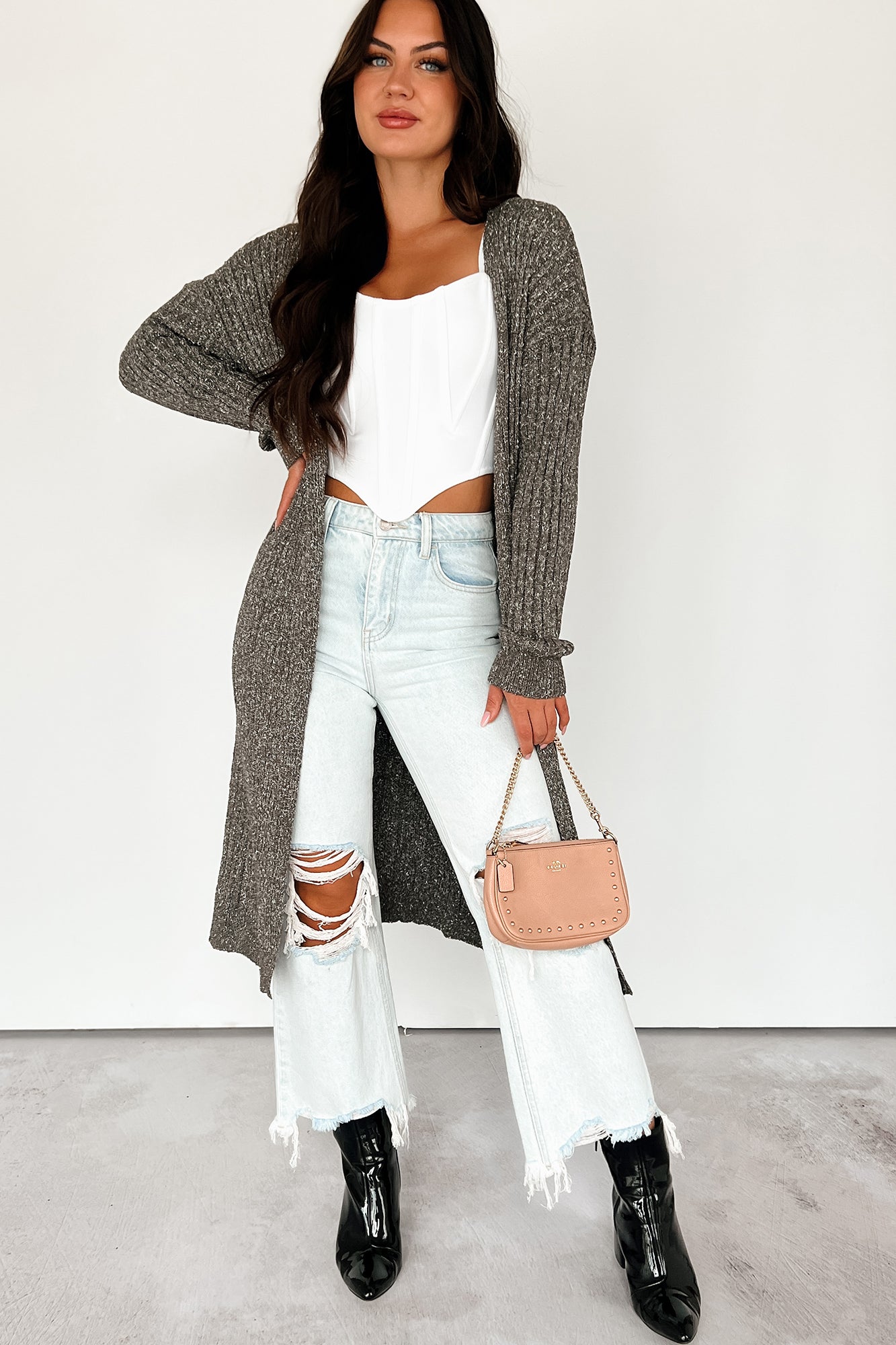 Getting Candid High Rise Crop Flare Vervet Jeans (Light)