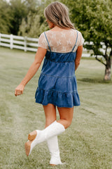 Whimsical Whisper Ruched Floral Mesh Top (Ecru)