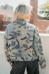 Built To Win Distressed Denim POL Jacket (Vintage Camo)
