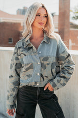 Built To Win Distressed Denim POL Jacket (Vintage Camo)