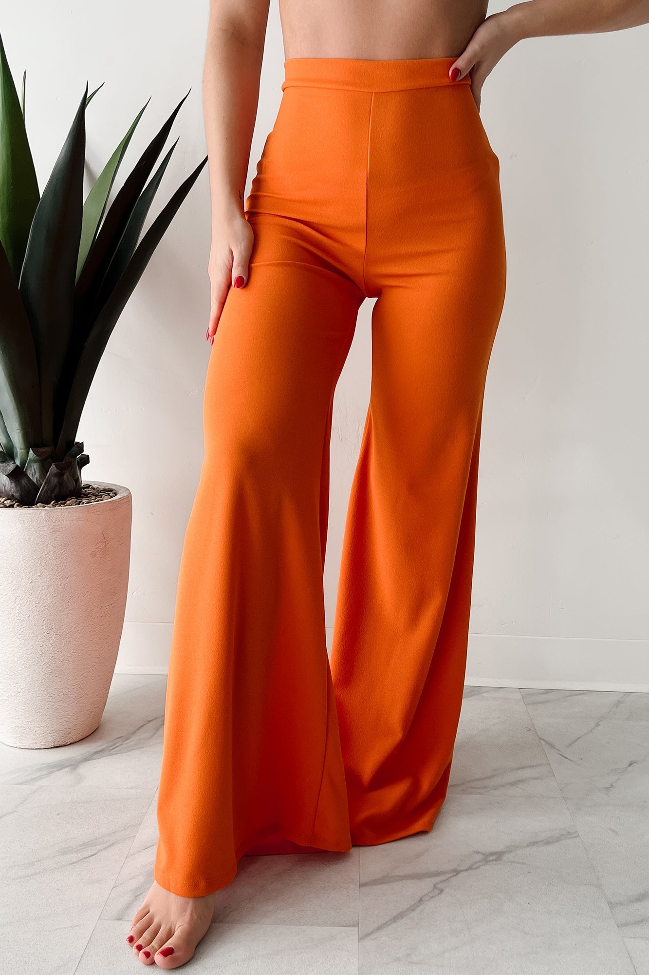 Boundless Ambition High Waist Pants (Orange)