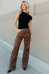 Off The Edge One Shoulder Knit Top (Black)