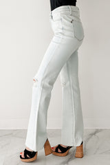 Paul Distressed Judy Blue Straight Leg Jeans (Light)