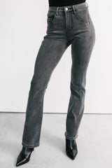Gentry High Rise Bootcut Mica Denim Jeans (Black)