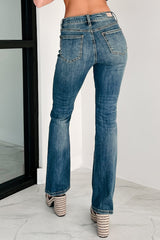 Dellen Mid Rise Special A Bootcut Jeans (Medium Dark)
