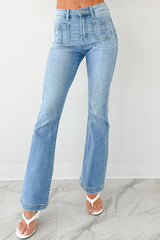 Leander High Rise Bootcut Kancan Jeans (Medium)