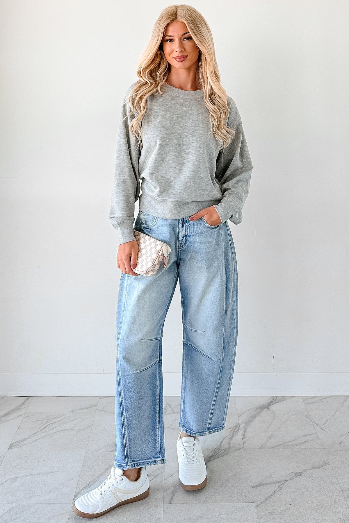 Call It A Day Classic Crewneck Sweatshirt (Grey)