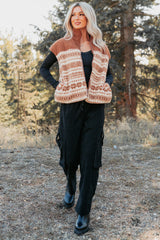 Ease & Flow Sherpa Corduroy Vest (Copper Mix)