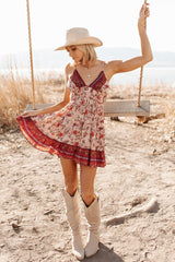 Made Of Magic Sleeveless Floral Mini Dress (Sorbet)